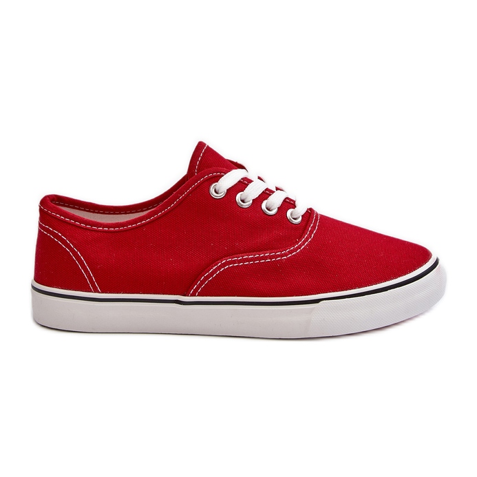 Scarpe da ginnastica classiche da donna Olvali rosse rosso