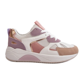 Sneakers Platform da Donna Viola Lenivia bianca