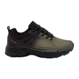 Scarpe sportive da trekking Menesio color kaki da uomo verde