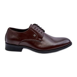 Scarpe Marroni Eleganti da Uomo Jenavee marrone