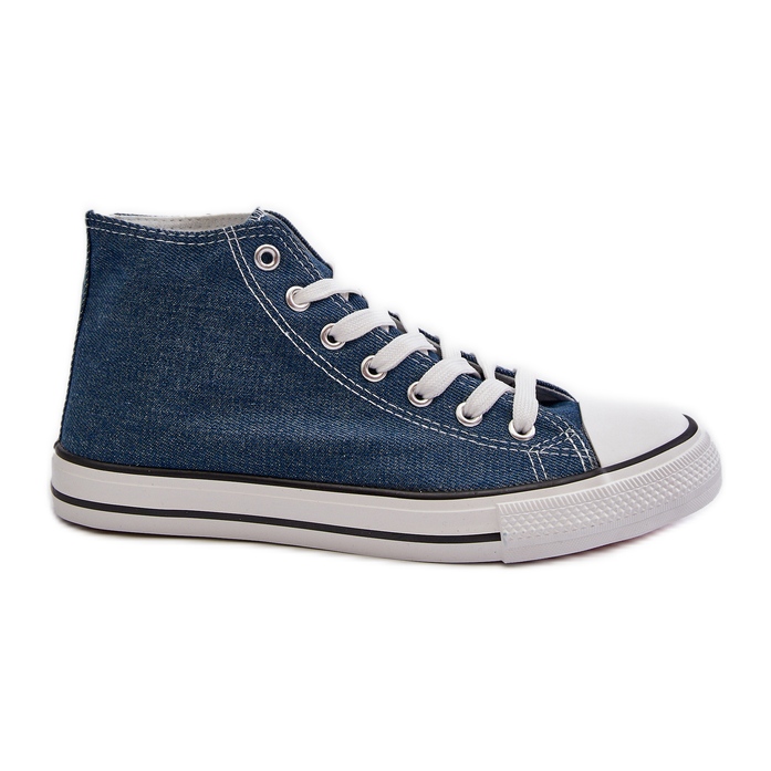Scarpe da ginnastica in denim da donna Socerio blu