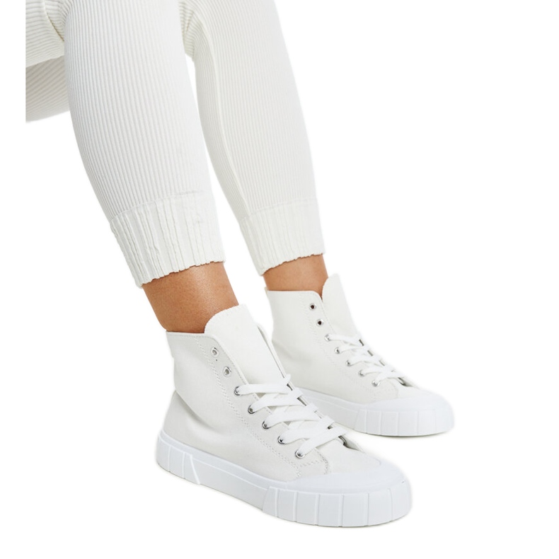 Sneakers alte bianche Vinka bianca