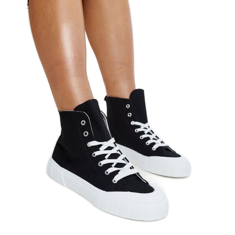 Sneakers alte Vinka nere nero