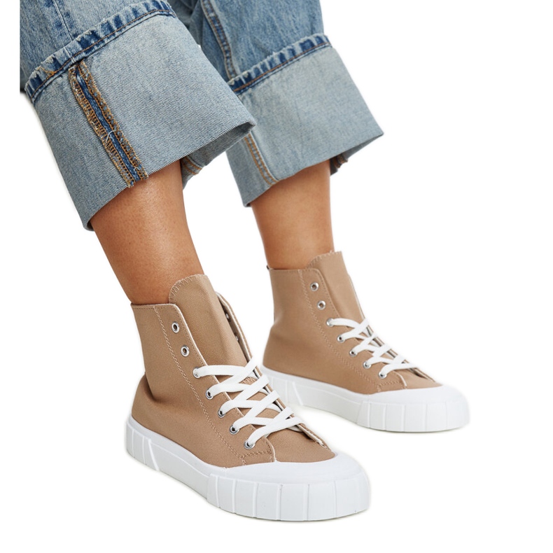 Sneakers alte Vinka marroni marrone
