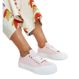 Sneakers in tessuto rosa di Eduard