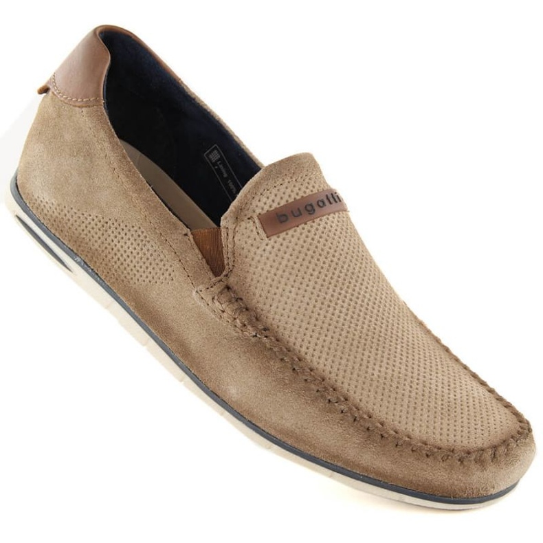 Scarpe Bugatti M INT1998 in pelle scamosciata beige