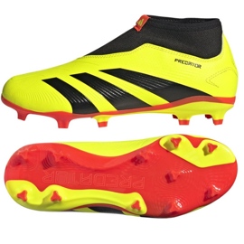 Scarpe da calcio Adidas Predator League Ll Fg Jr IG7755 giallo
