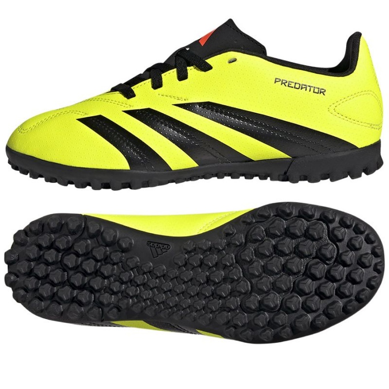 Scarpe da calcio Adidas Predator Club L Tf Jr IG5436 giallo