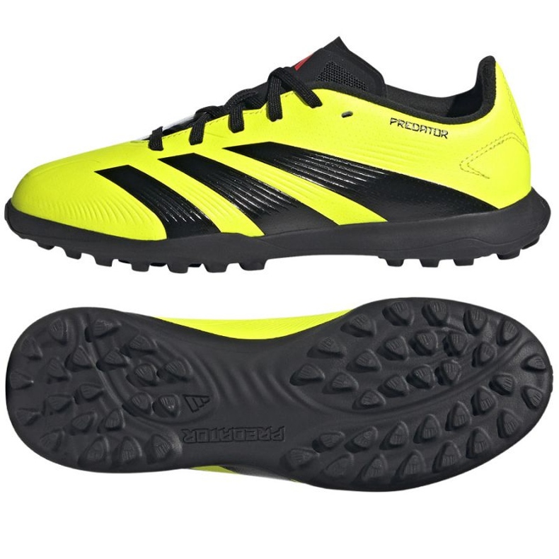Scarpe da calcio Adidas Predator League L Tf Jr IG5444 giallo