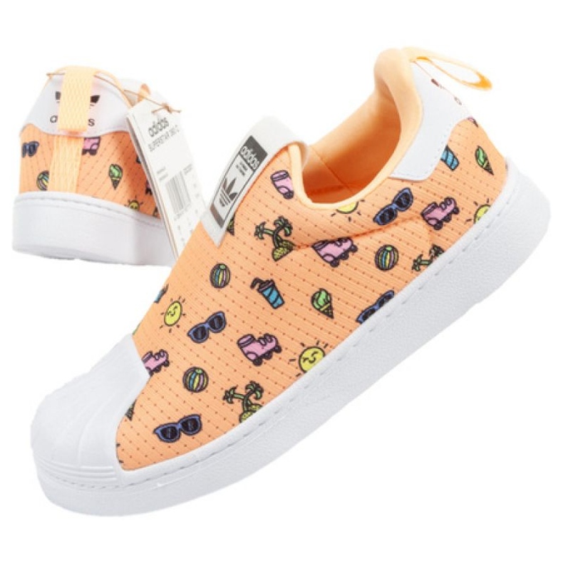 Scarpe Adidas Superstar Jr GX3301 arancia