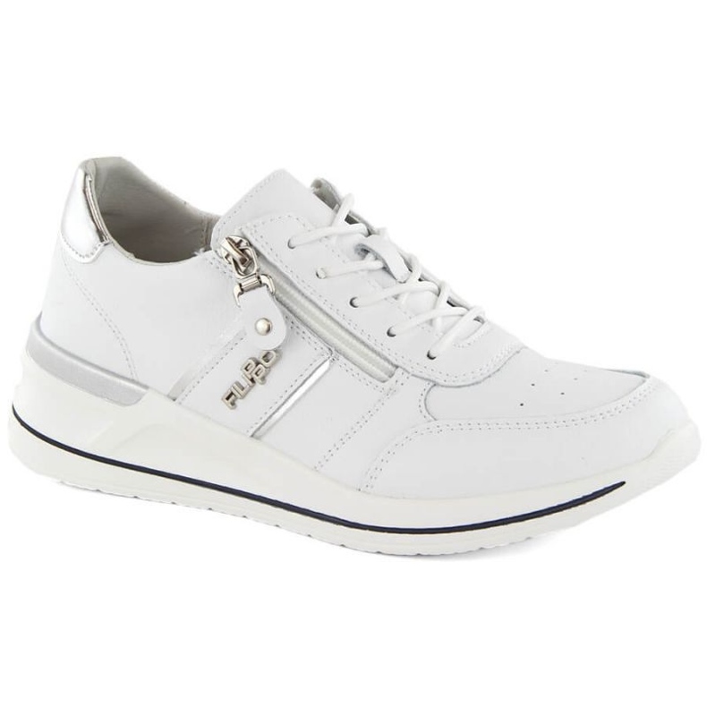 Filippo W PAW522B scarpe sportive in pelle, bianche bianca