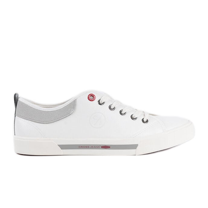 Sneakers Cross Jeans da uomo di colore bianco bianca