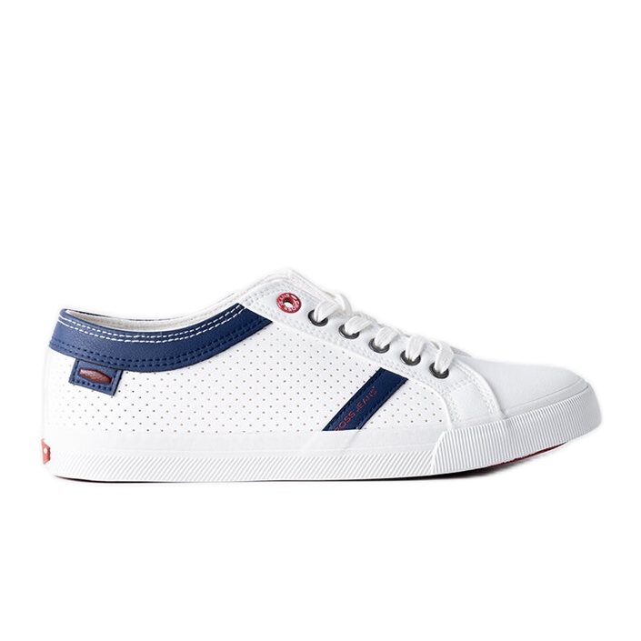 Sneakers Cross Jeans da uomo di colore bianco bianca