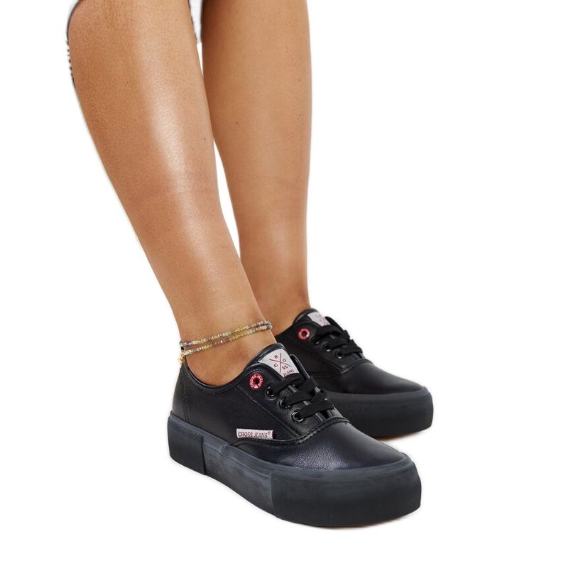 Sneakers Cross Jeans nere da donna nero