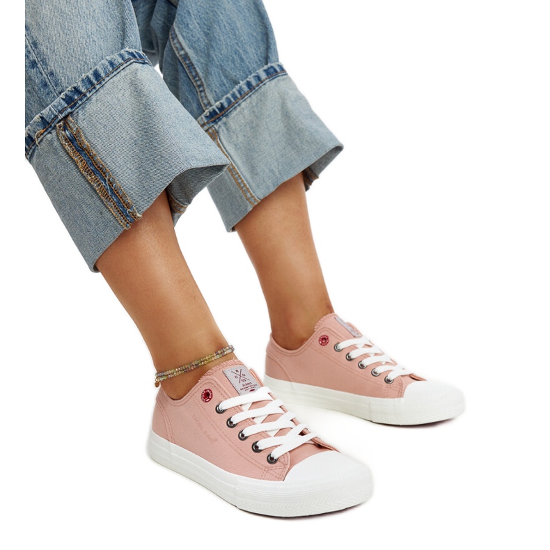 Sneakers Cross Jeans da donna di colore rosa