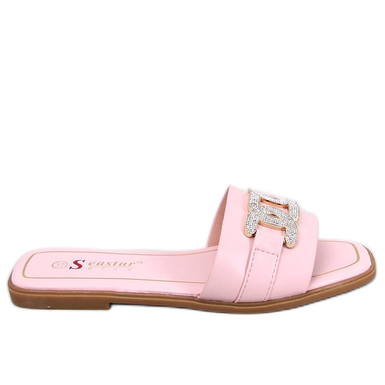 Ciabatte Mille Pink cubic zirconia rosa