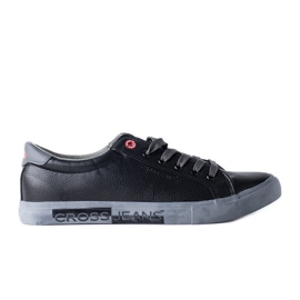 Sneakers Cross Jeans da uomo nere e grigie nero