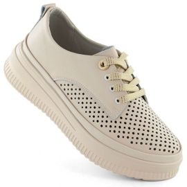 Scarpe traforate Artiker W 54C1707 HBH70A beige