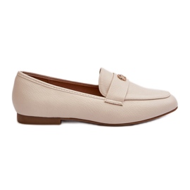 Mocassini Tacco Piatto da Donna Beige Sylvaine