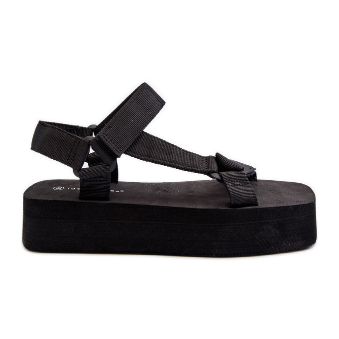 Sandali Con Plateau Da Donna Neri Edireda nero