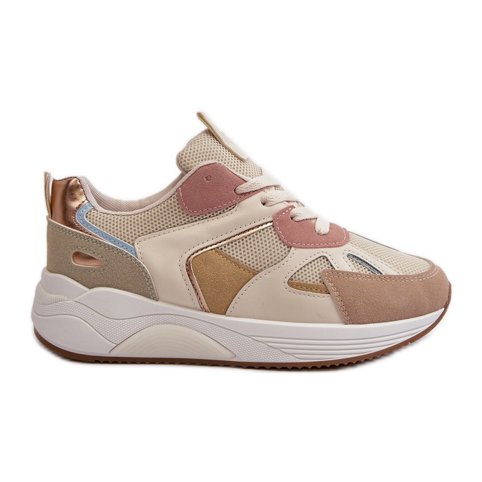 Sneakers Platform da Donna Multicolor Lenivia beige
