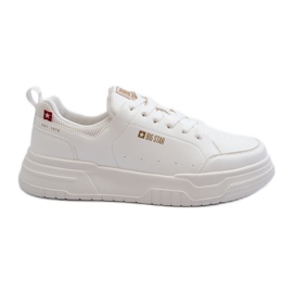 Scarpe da ginnastica da uomo Big Star con sistema Memory Foam NN174149 bianche bianca