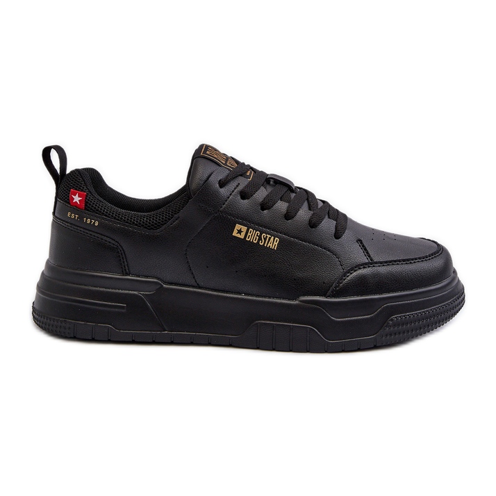 Scarpe da ginnastica da uomo Memory Foam System Big Star NN174148 Nere nero