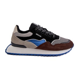 Sneakers da Uomo Big Star NN174322 Memory Foam System Marrone-Nero