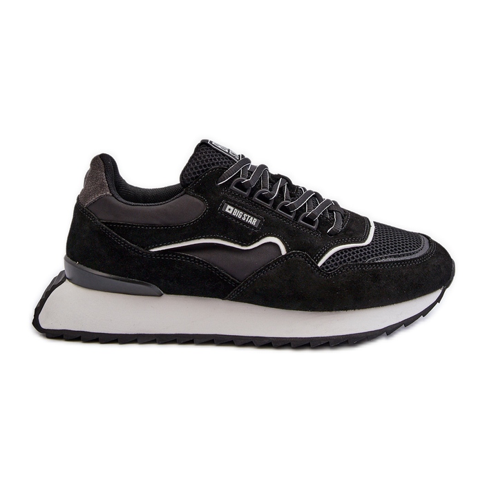 Sneakers da Uomo Big Star NN174321 Sistema Memory Foam Nere nero