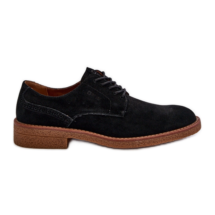 Scarpe da Uomo in Pelle Scamosciata Big Star NN174212 Nere nero
