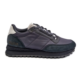 Scarpe da ginnastica da uomo Memory Foam System Big Star NN174326 Blu Navy