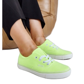 Sneaker Erla classiche color lime verde