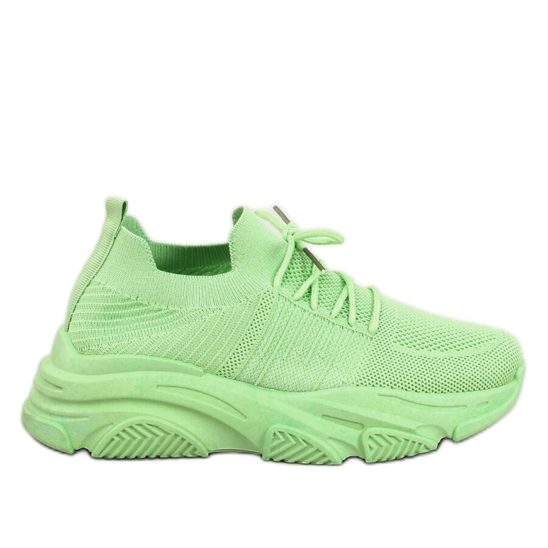 Scarpe sportive a calzino Fabre L.GREEN verde