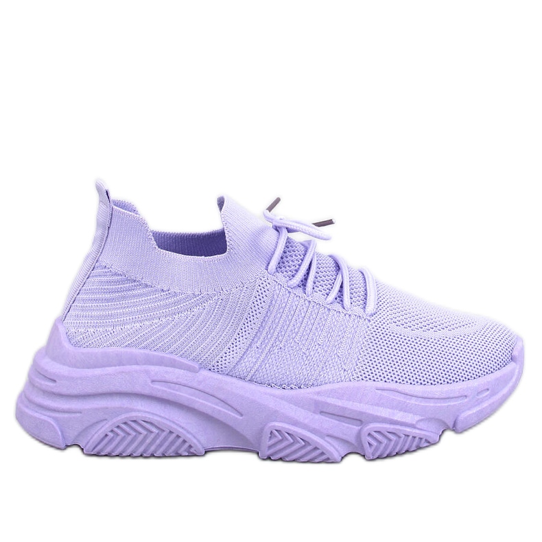 Fabre Scarpe sportive a calzino viola