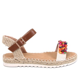 Sandali espadrillas con pietre Cottaz Albicocca beige