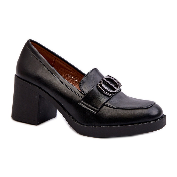 Jezzi Scarpe Con Tacco Alto Da Donna Con Decorazione, Nedarea Nero