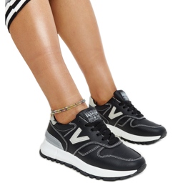 Sneakers nere con suola spessa Cettina nero