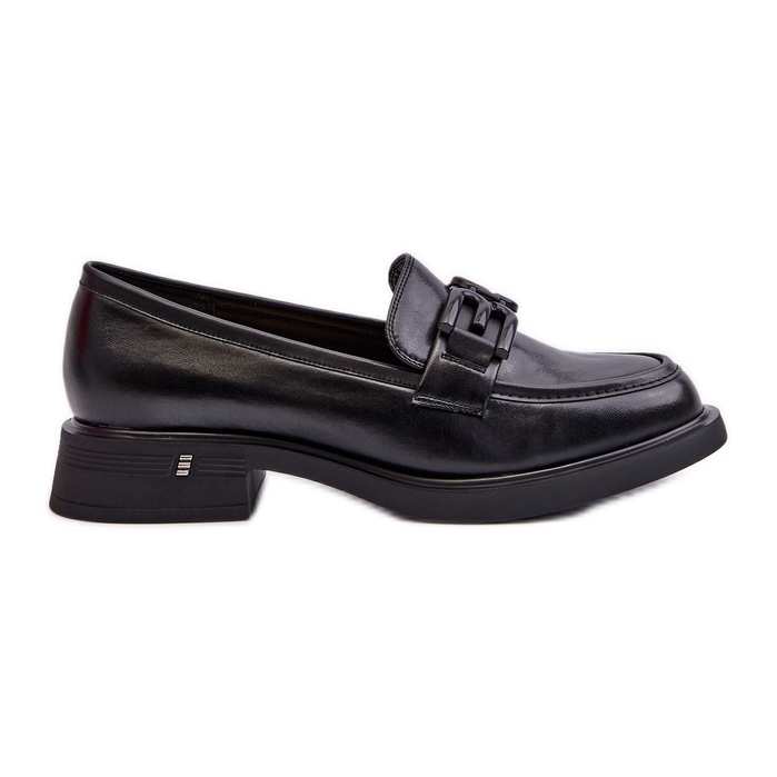 Vinceza Mocassini Eleganti da Donna in Pelle Nero Triana