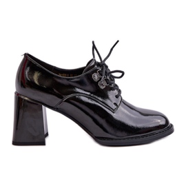 Vinceza Scarpe con tacco alto laccate da donna Nelione di colore Nero