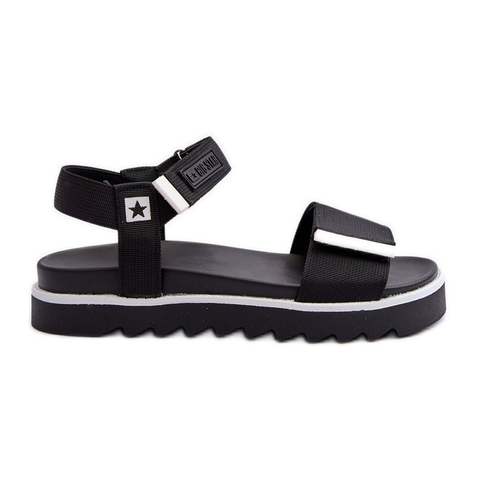 Sandali con plateau da donna Big Star NN274778 Neri nero