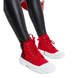 Sneakers alte Yorda rosse rosso