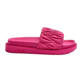 Infradito da donna sulla piattaforma Big Star NN274A749 Fucsia rosa