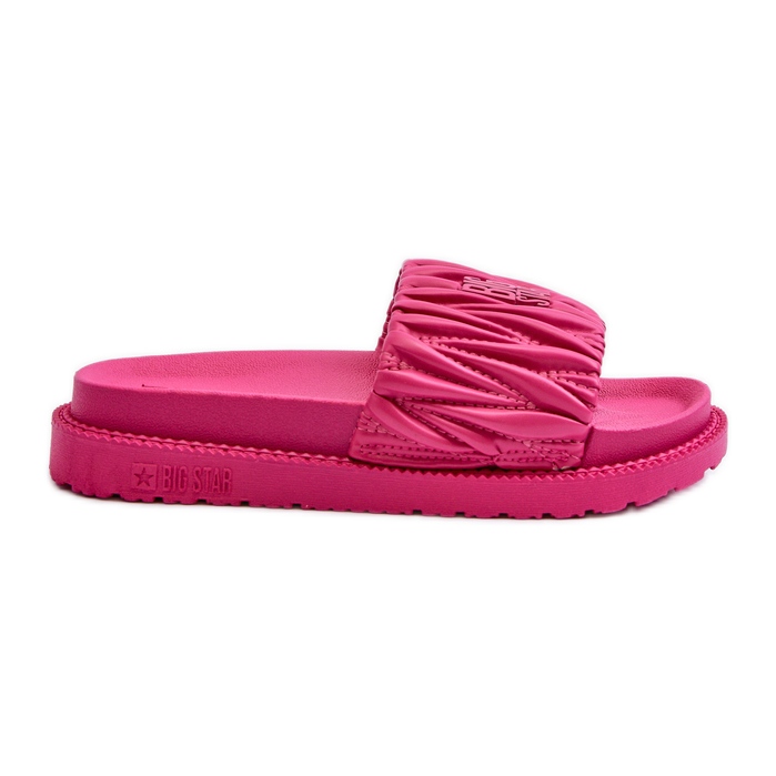Infradito da donna sulla piattaforma Big Star NN274A749 Fucsia rosa