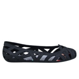 Meliski Chassa Ballerine traforate nere nero