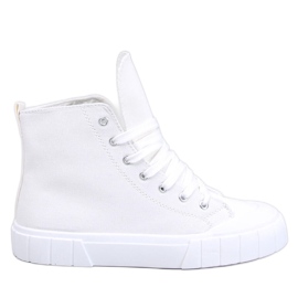 Rogers Sneakers alte in tela bianca