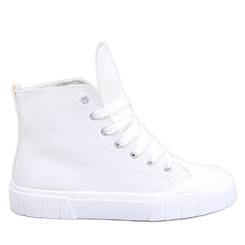 Rogers Sneakers alte in tela bianca
