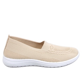 Scarpe da ginnastica a calzino Didier beige