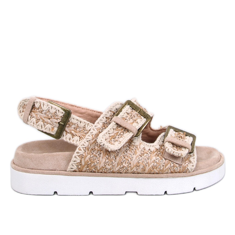 Sandali con plateau Badey Khaki beige