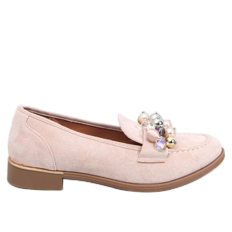 Mocassini Anselme Beige pietra