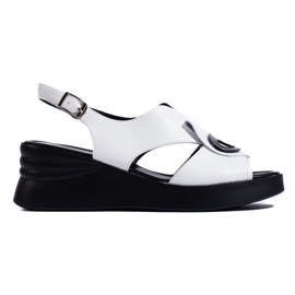 Goodin Comodi sandali bianchi da donna bianca